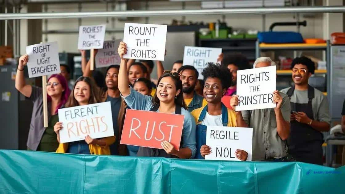 The impact of labor unions on worker rights