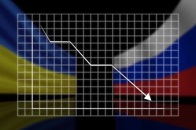 A close-up of a graph illustrating the inverse relationship between interest rates (rising line) and bond prices (declining line), with annotations highlighting key points of impact and potential investor strategies.