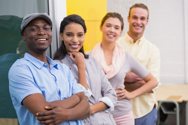 A diverse group of professionals (teachers, nurses, public defenders) smiling, representing the public service sector and their eligibility for loan forgiveness programs.