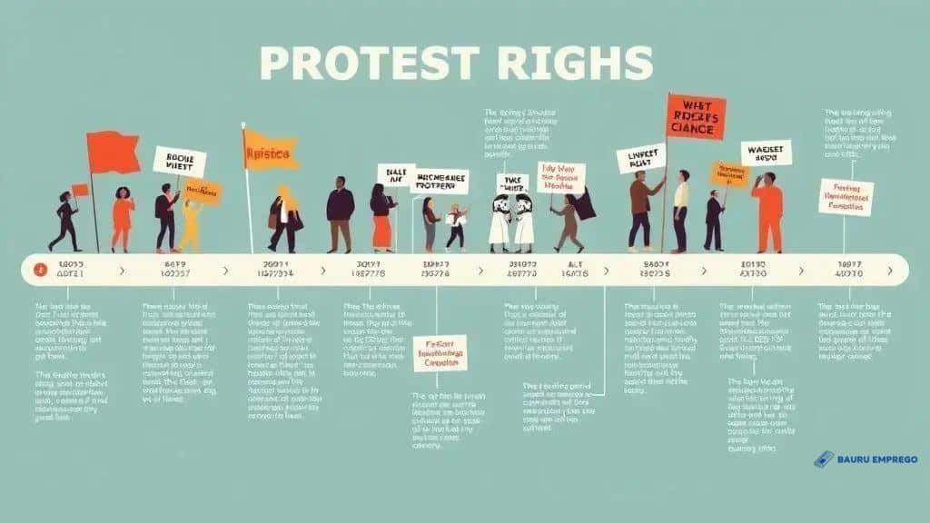 Historical context of protest rights