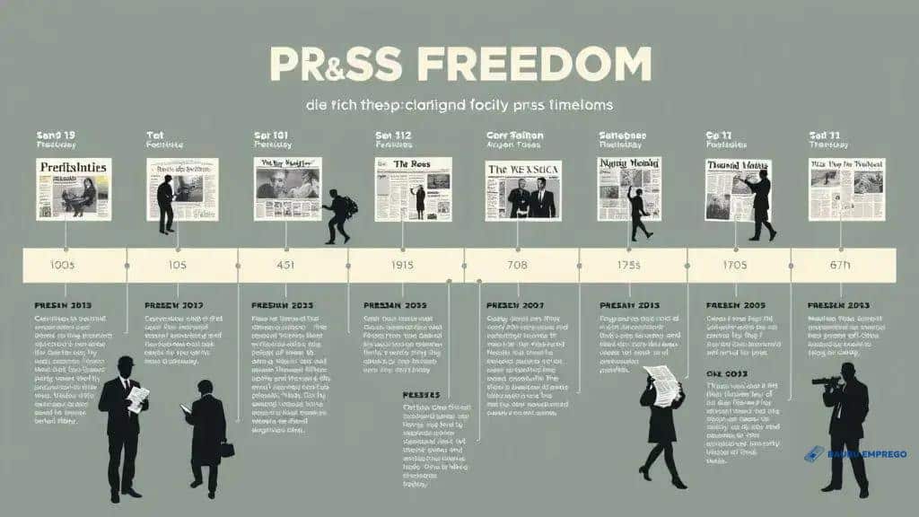 Historical milestones in press freedom