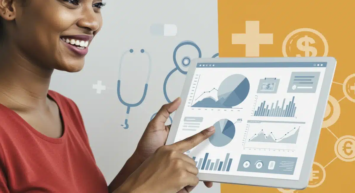 Illustration of a person optimizing their 2025 HSA for financial growth and healthcare security.