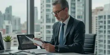 High-net-worth investor analyzing 2025 tax law changes with financial documents