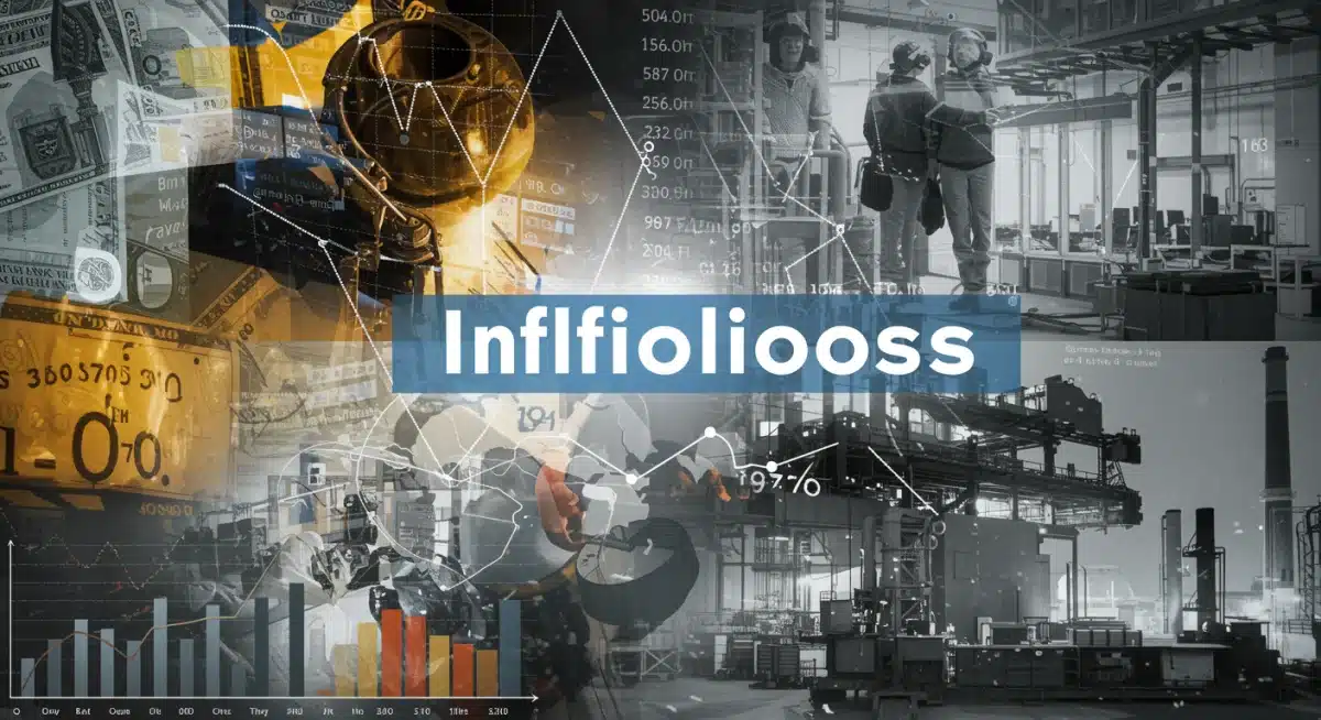 Economic indicators influencing inflation, including oil prices and consumer spending