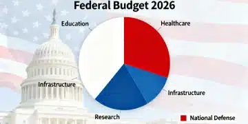 Federal Budget 2026 allocation pie chart with national defense highlighted