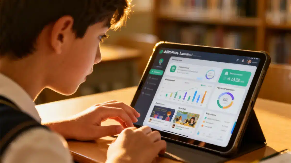 Personalized AI learning platform adapting to student needs