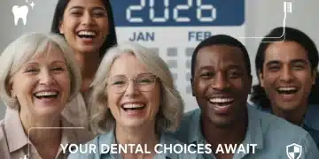Diverse individuals smiling, symbolizing future dental benefits decision-making in 2026.