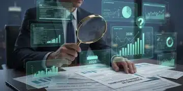 Investor analyzing 2026 capital gains tax adjustments on financial documents