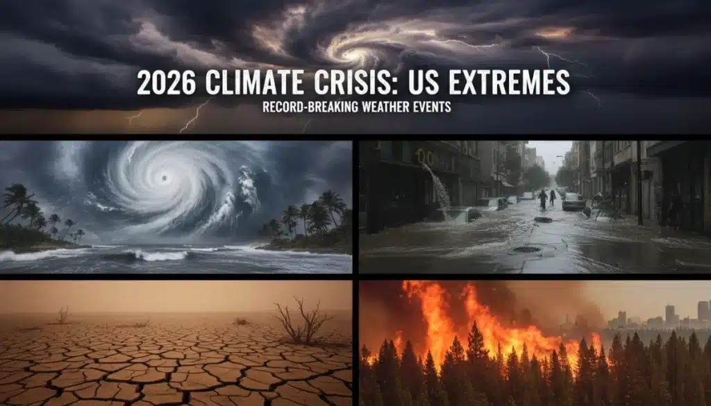 2026 Climate Change: US Faces Record 10 Major Weather Events