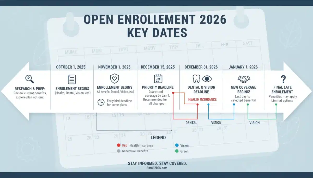 Open Enrollment 2026 timeline and key dates