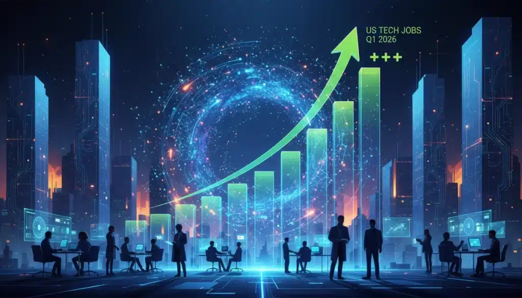 US Job Market: Tech Sector Growth Outpaces Other Industries in Q1 2026