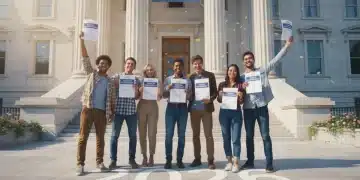 Students celebrating new 2026 student loan forgiveness programs