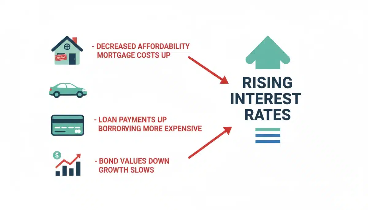 Impact of interest rate changes on household finances